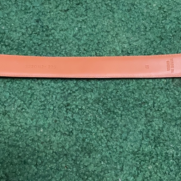 Ralph Lauren Leather Croc Brown Gold Buckle Belt M NWT - Picture 7 of 8